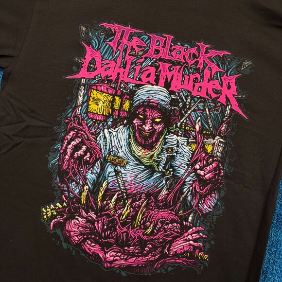The Black Dahlia Murder Deflorate Art Death Metal Band Tee L - Picture 4 of 4